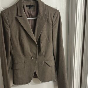 Express Taupe Blazer/Jacket
